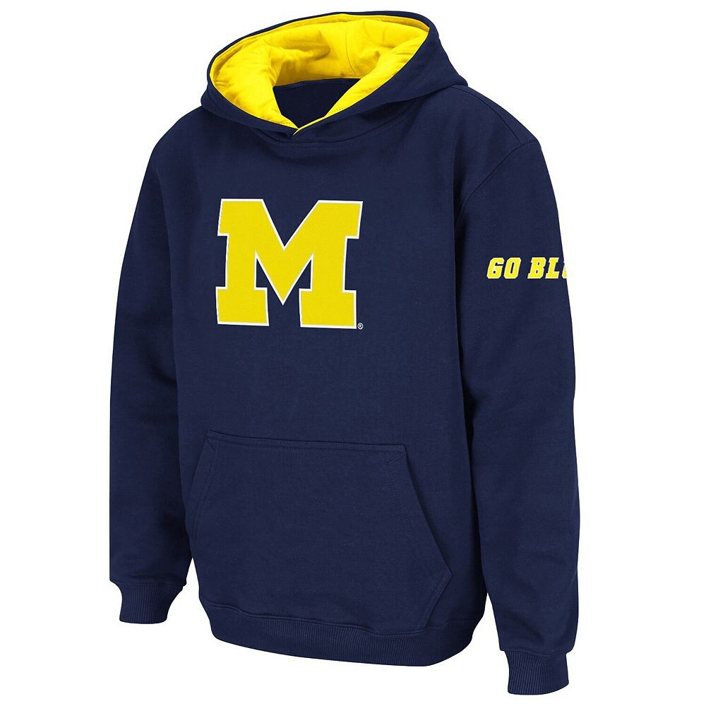 Пуловер с капюшоном и большим логотипом Youth Stadium Athletic Navy Michigan Wolverines Colosseum, цвет Mic Navy
Пуловер с капюшоном и большим логотипом Youth Stadium Athletic Navy Michigan Wolverines Colosseum, цвет Mic Navy