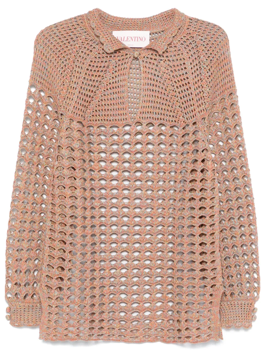 Свитер в технике кроше VALENTINO GARAVANI, оранжевый
Свитер в технике кроше VALENTINO GARAVANI, оранжевый