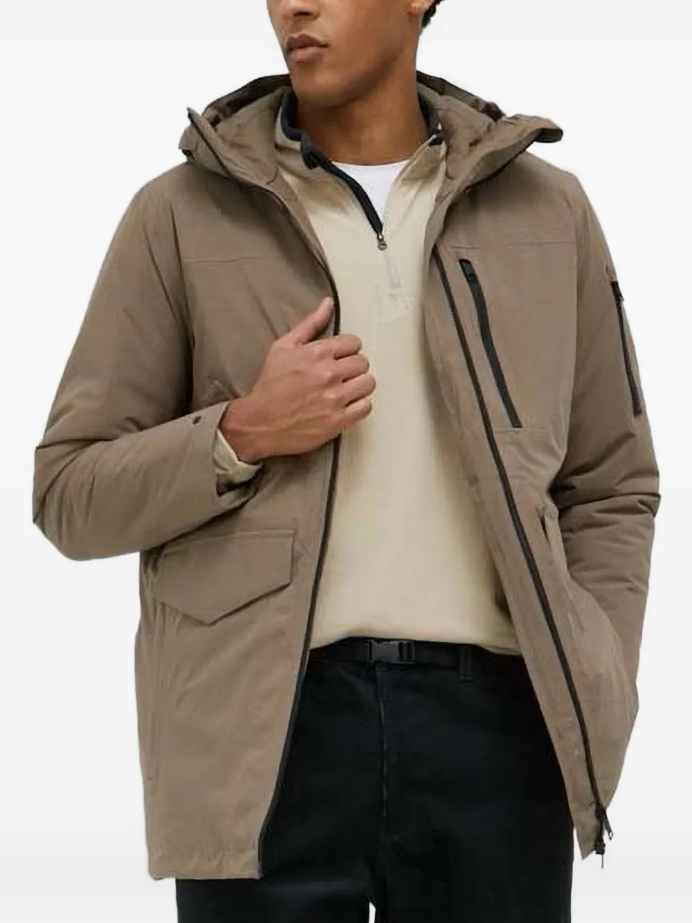 Куртка на молнии с капюшоном Jack Wolfskin, коричневый
Куртка на молнии с капюшоном Jack Wolfskin, коричневый