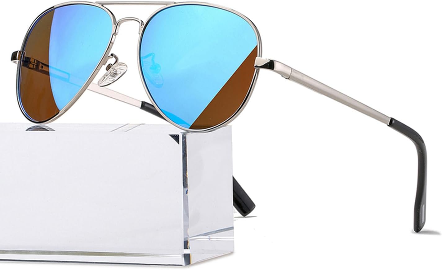 Поляризованные солнцезащитные очки-авиаторы HJSTES для женщин и мужчин, классические металлические линзы, зеркальная защита, 100% блокировка УФ-излучения, 58 мм, A04 Silve Frame /Blue Mirrored
Поляризованные солнцезащитные очки-авиаторы HJSTES для женщин и мужчин, классические металлические линзы, зеркальная защита, 100% блокировка УФ-излучения, 58 мм, A04 Silve Frame /Blue Mirrored
