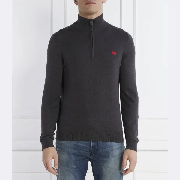 Свитер стандартного кроя San Quintus-C Hugo, черный
Свитер стандартного кроя San Quintus-C Hugo, черный