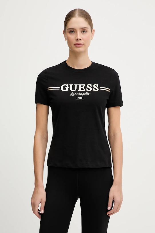 Хлопковая футболка BIBIA Guess, черный
Хлопковая футболка BIBIA Guess, черный