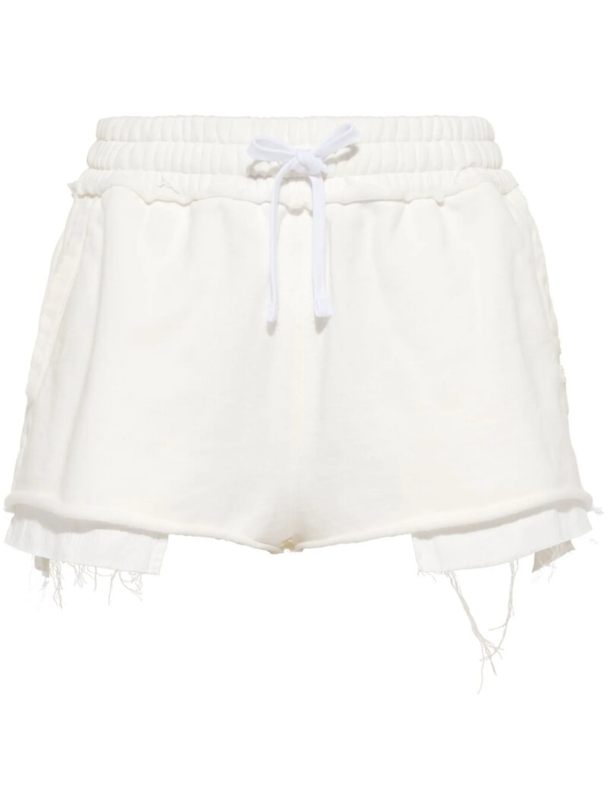 Спортивные шорты с вышитым логотипом Miu Miu, белый
Спортивные шорты с вышитым логотипом Miu Miu, белый