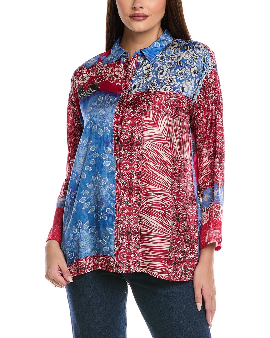 Джонни Вас Узкая Слим Одри Шелковая Туника Johnny Was, синий
Джонни Вас Узкая Слим Одри Шелковая Туника Johnny Was, синий