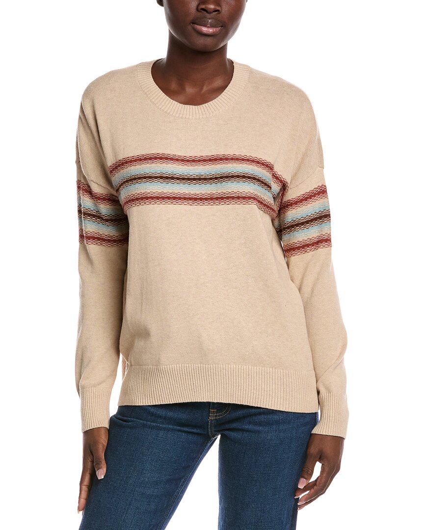 Минни Роуз фактурный полосатый свитер из кашемировой смеси Minnie Rose, коричневый
Минни Роуз фактурный полосатый свитер из кашемировой смеси Minnie Rose, коричневый