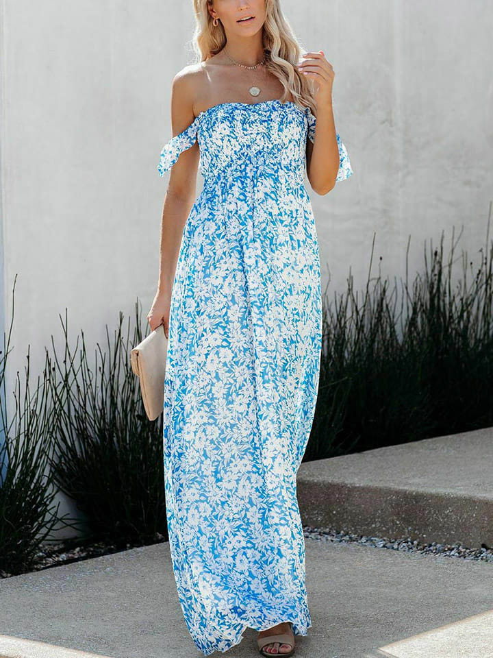 Длинное платье Milan Kiss, синий/белый
Длинное платье Milan Kiss, синий/белый