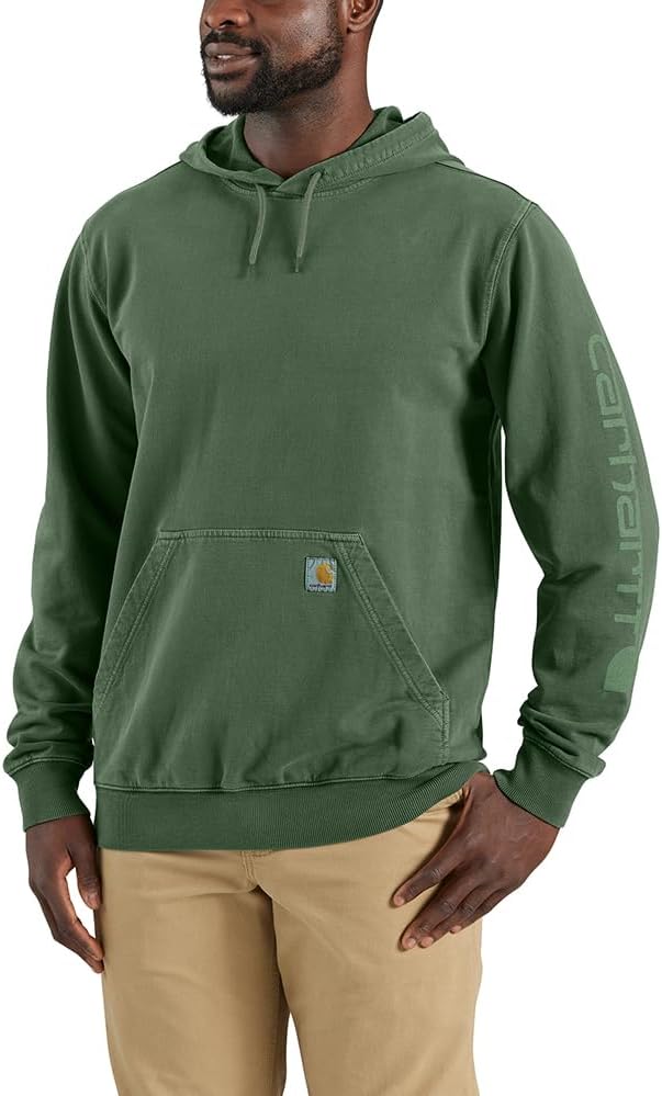 Мужская толстовка Carhartt свободного кроя средней плотности из окрашенного французского трикотажа с рисунком, Mountain View
Мужская толстовка Carhartt свободного кроя средней плотности из окрашенного французского трикотажа с рисунком, Mountain View