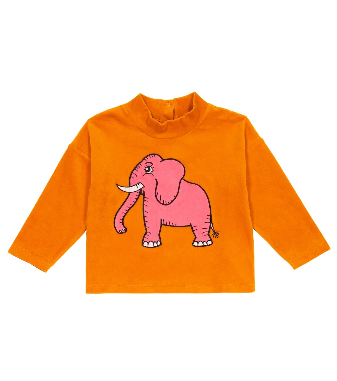 Велюровая толстовка с вышивкой Mini Rodini, оранжевый
Велюровая толстовка с вышивкой Mini Rodini, оранжевый