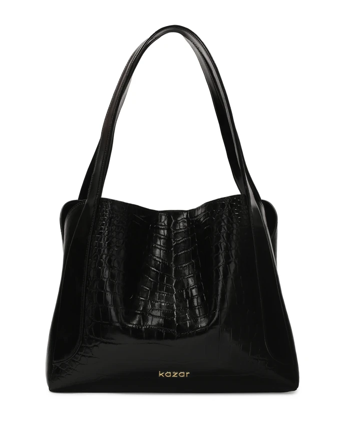 Сумочка из тисненой кожи Kazar, черный
Сумочка из тисненой кожи Kazar, черный