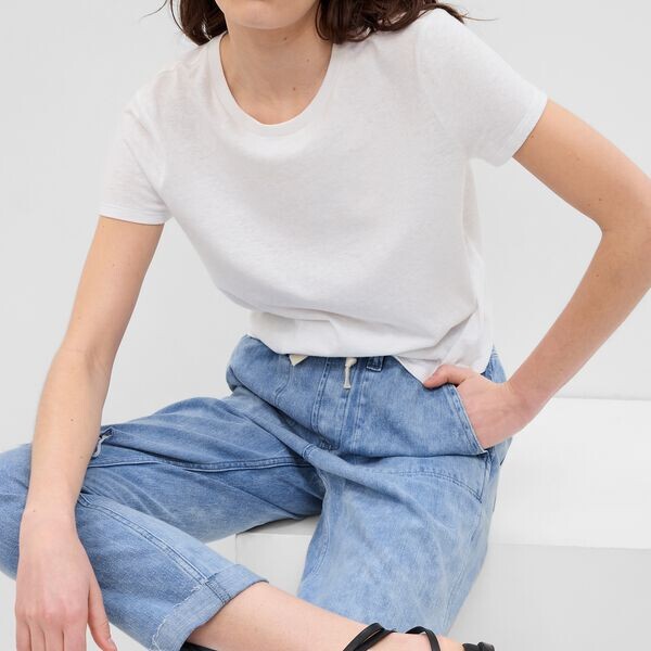 Джинсы easy-fit с завязками на шнурке Gap, синий
Джинсы easy-fit с завязками на шнурке Gap, синий