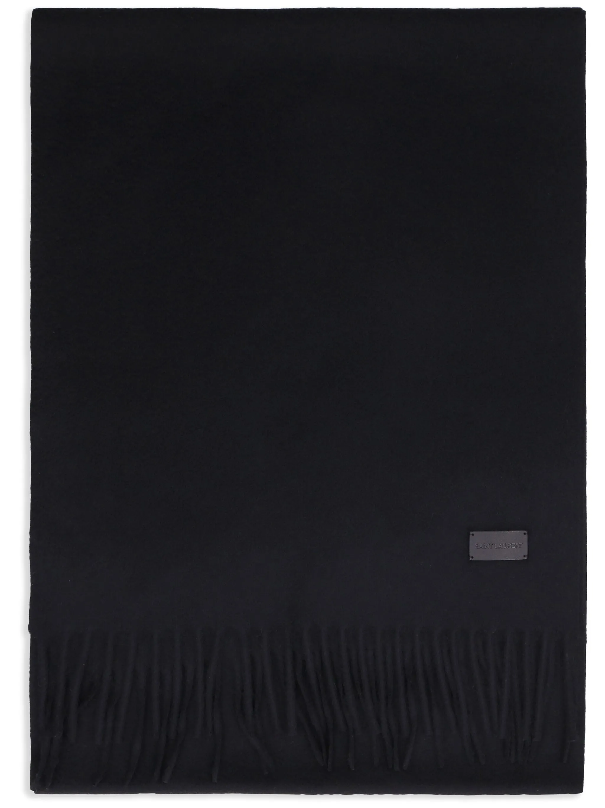 Кашемировый шарф с нашивкой-логотипом Saint Laurent, черный
Кашемировый шарф с нашивкой-логотипом Saint Laurent, черный