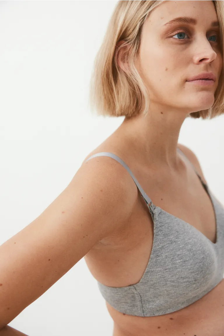 Мама набор из 2 бюстгальтеров для кормления из хлопка с подкладкой H&M, белый
Мама набор из 2 бюстгальтеров для кормления из хлопка с подкладкой H&M, белый