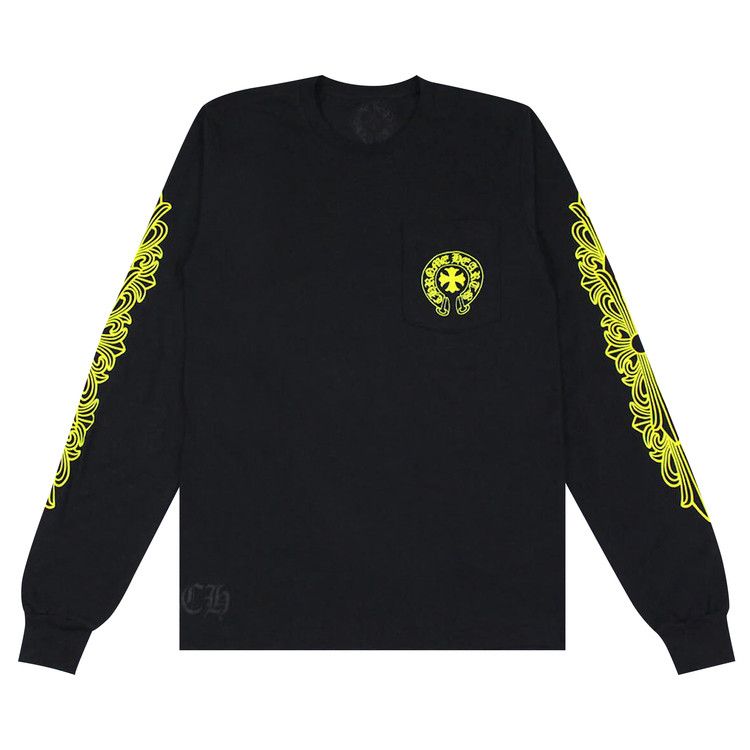 Футболка Chrome Hearts Made In Hollywood Pocket Long-Sleeve T-Shirt, Black/Yellow
Футболка Chrome Hearts Made In Hollywood Pocket Long-Sleeve T-Shirt, Black/Yellow