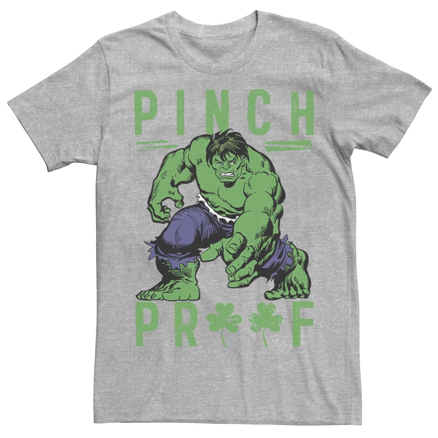 Мужская футболка St. Patty's Vintage Hulk с защитой от пощипывания Marvel
Мужская футболка St. Patty's Vintage Hulk с защитой от пощипывания Marvel