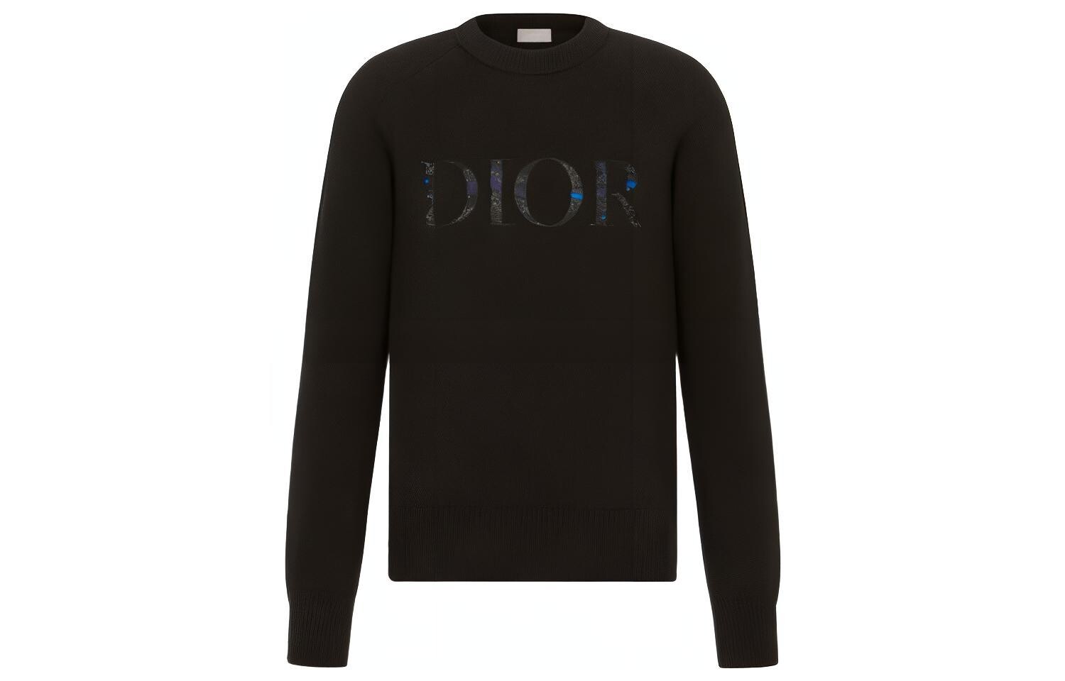 Ежеквартальные новинки свитер мужской черный Dior, черный 
Ежеквартальные новинки свитер мужской черный Dior, черный