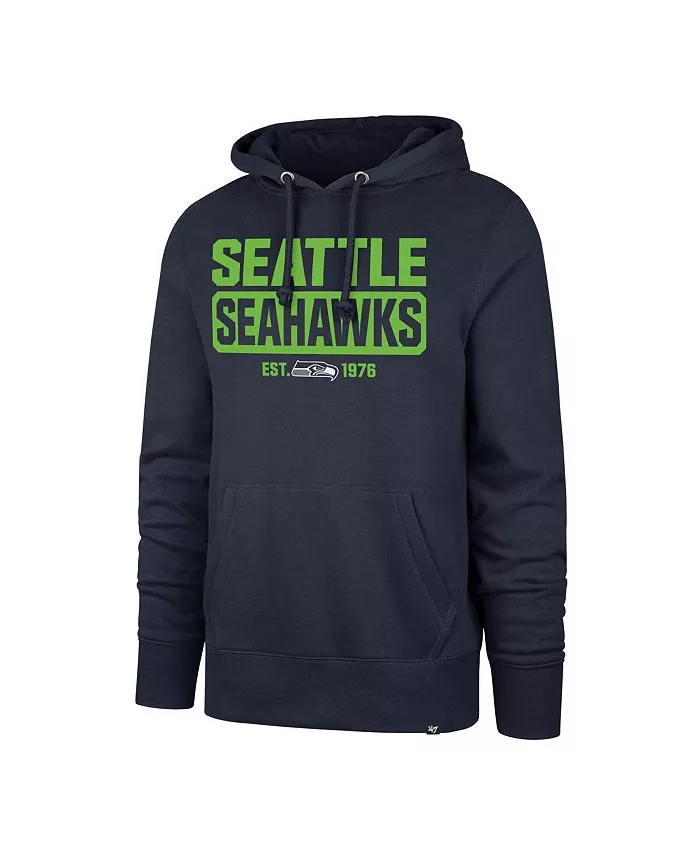 Мужская толстовка с капюшоном Box Out Headline Seattle Seahawks в университетском синем цвете '47 Brand
Мужская толстовка с капюшоном Box Out Headline Seattle Seahawks в университетском синем цвете '47 Brand