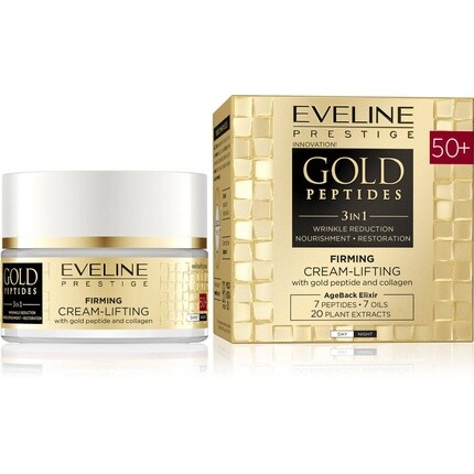 Eveline Gold Peptides 3in1 50+ Укрепляющий питательный крем-лифтинг с коллагеном 50 мл
Eveline Gold Peptides 3in1 50+ Укрепляющий питательный крем-лифтинг с коллагеном 50 мл