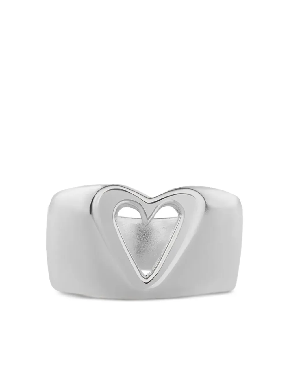 Кольцо Glam Heart с вырезом NO MORE, серебяный
Кольцо Glam Heart с вырезом NO MORE, серебяный