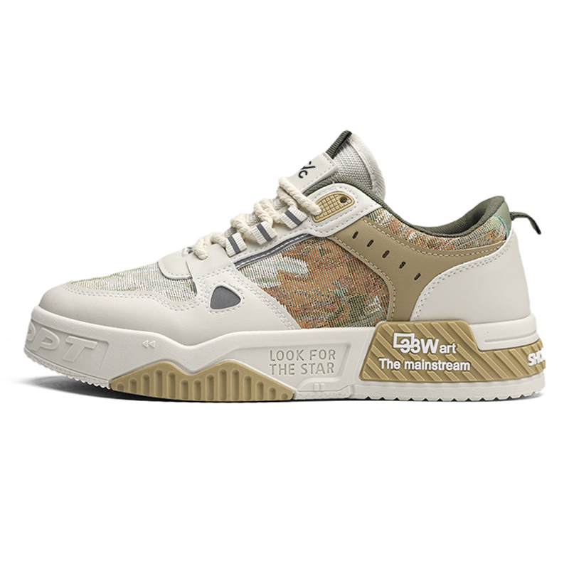 Colorful Creations Высокие устойчивые к истиранию дышащие низкие скейтбордские кроссовки для мужчин зеленые, цвет Green
Colorful Creations Высокие устойчивые к истиранию дышащие низкие скейтбордские кроссовки для мужчин зеленые, цвет Green