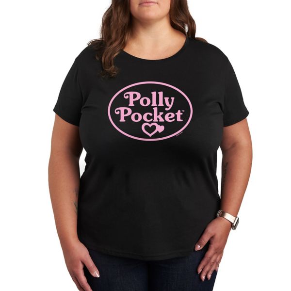 Футболка с розовым логотипом Plus Polly Pocket, черный
Футболка с розовым логотипом Plus Polly Pocket, черный