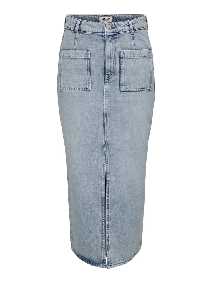 Юбка до колена ONLY, светло-синий деним
Юбка до колена ONLY, светло-синий деним