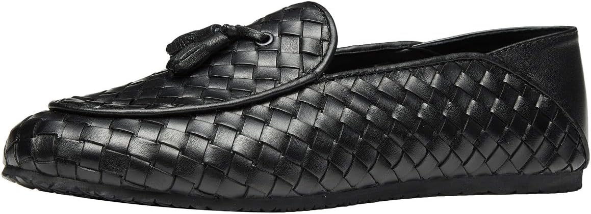 Мужские слипоны Santimon из плетеной кожи с кисточками - легкие модные удобные повседневные и деловые лоферы для поездок и путешествий, черный
Мужские слипоны Santimon из плетеной кожи с кисточками - легкие модные удобные повседневные и деловые лоферы для поездок и путешествий, черный