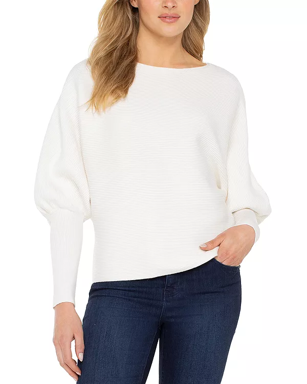 Свитер с рукавами-«епископскими» и вырезом-лодочкой Liverpool Los Angeles, белый
Свитер с рукавами-«епископскими» и вырезом-лодочкой Liverpool Los Angeles, белый