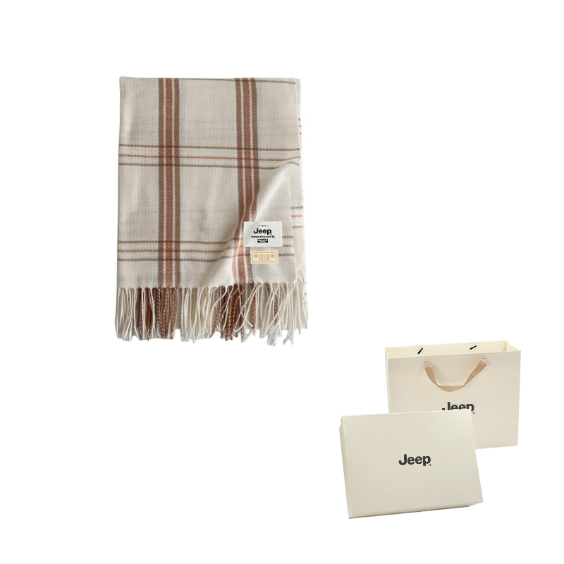 Шарф из полиэстера Unisex Jeep, milk белый
Шарф из полиэстера Unisex Jeep, milk белый