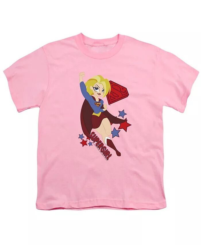 Футболка с коротким рукавом для мальчиков DC Comics Superhero Girls Supergirl DC Superhero Girls, розовый
Футболка с коротким рукавом для мальчиков DC Comics Superhero Girls Supergirl DC Superhero Girls, розовый