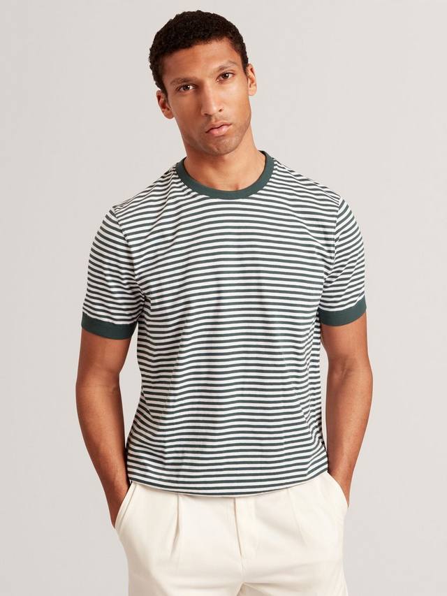 Футболка Ourme Cotton Regular Fit в полоску Ted Baker, Dark Green
Футболка Ourme Cotton Regular Fit в полоску Ted Baker, Dark Green