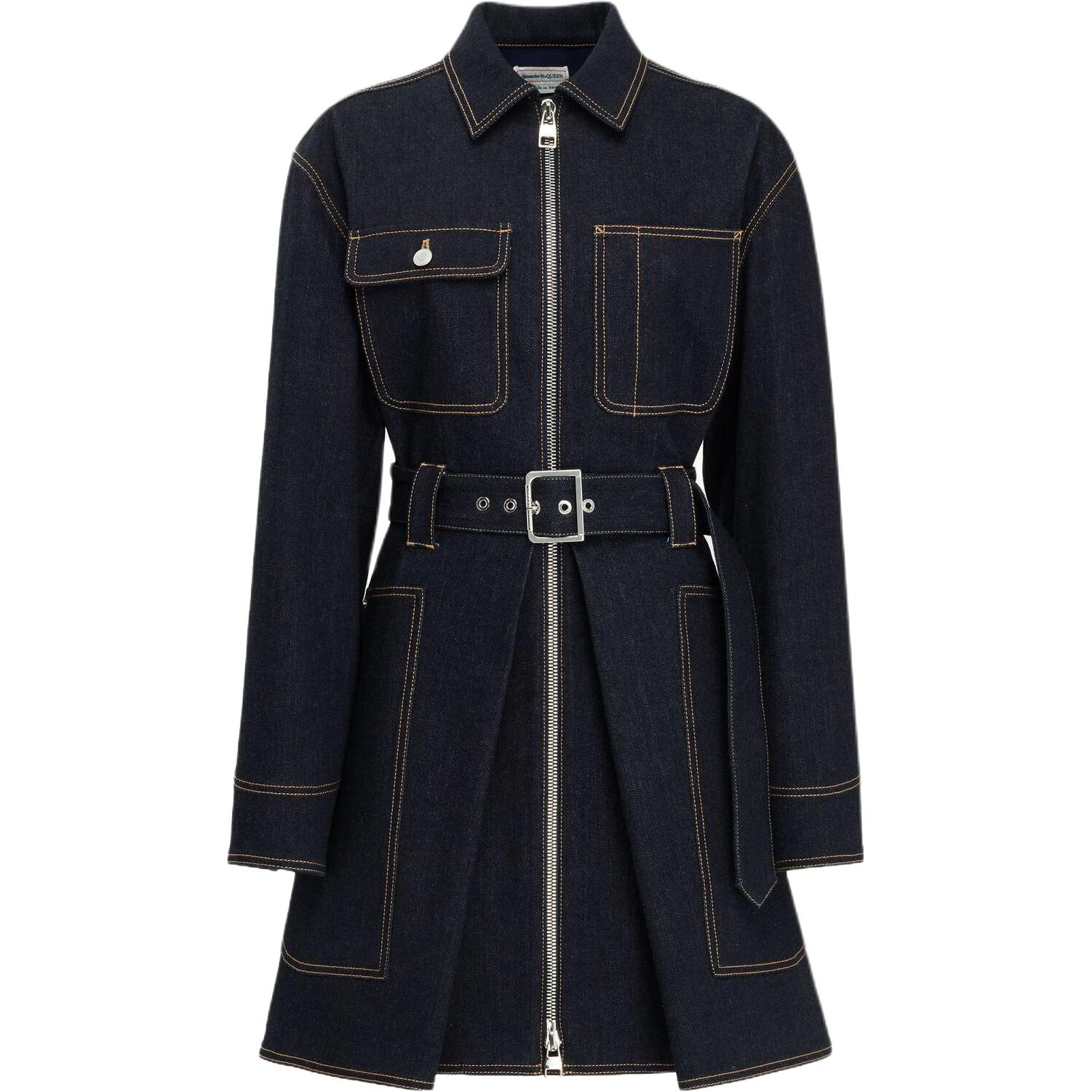 Alexander McQueen Длинное платье с рукавами женское синее
Alexander McQueen Длинное платье с рукавами женское синее