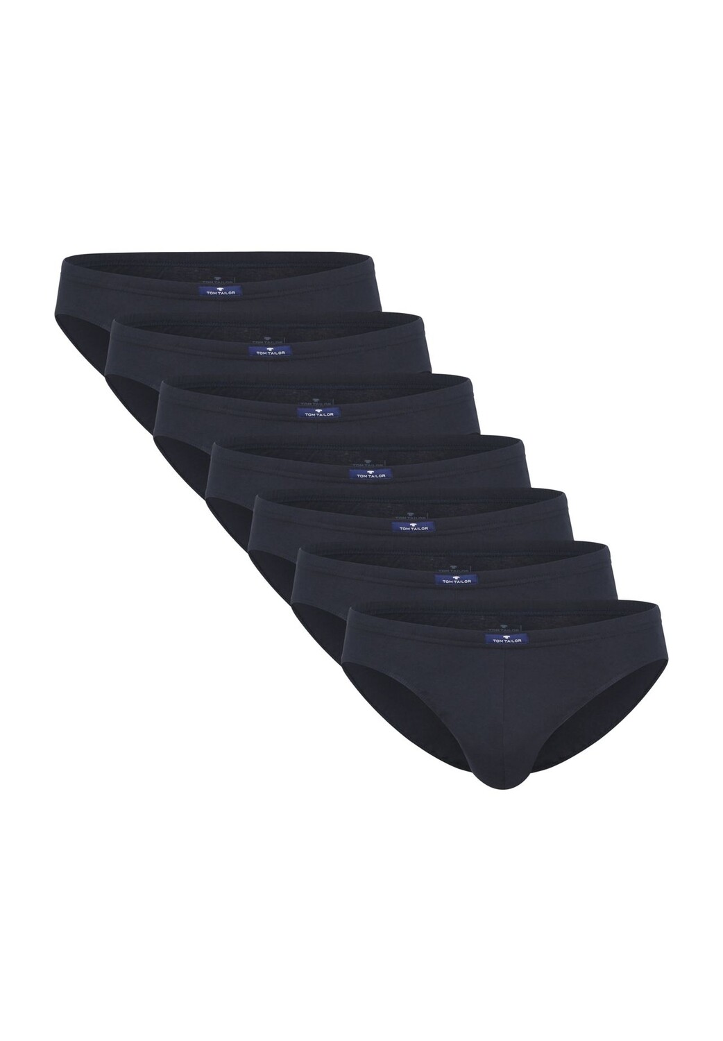Набор из 7 мужских хлопковых трусов с логотипом TOM TAILOR, цвет Blau Uni 
Набор из 7 мужских хлопковых трусов с логотипом TOM TAILOR, цвет Blau Uni