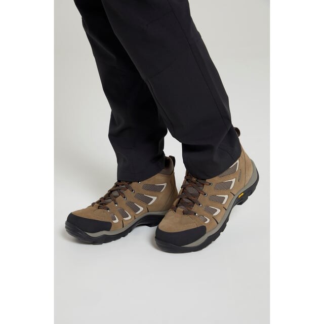 Мужские полевые экстремальные замшевые широкие походные туфли Mountain Warehouse, коричневый 
Мужские полевые экстремальные замшевые широкие походные туфли Mountain Warehouse, коричневый