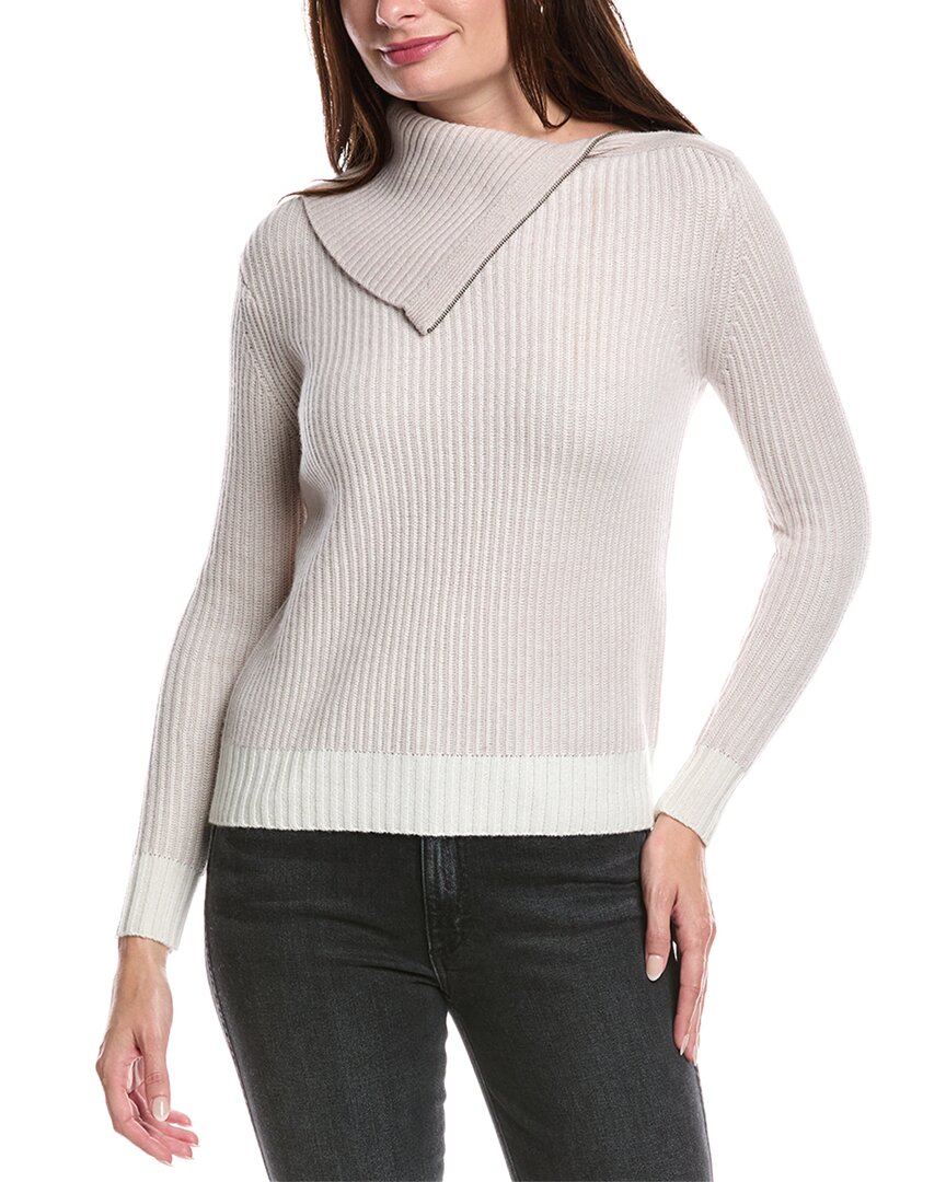 Кашемировый свитер с косичкой и воротником-стойкой на молнии Forte Cashmere, коричневый
Кашемировый свитер с косичкой и воротником-стойкой на молнии Forte Cashmere, коричневый