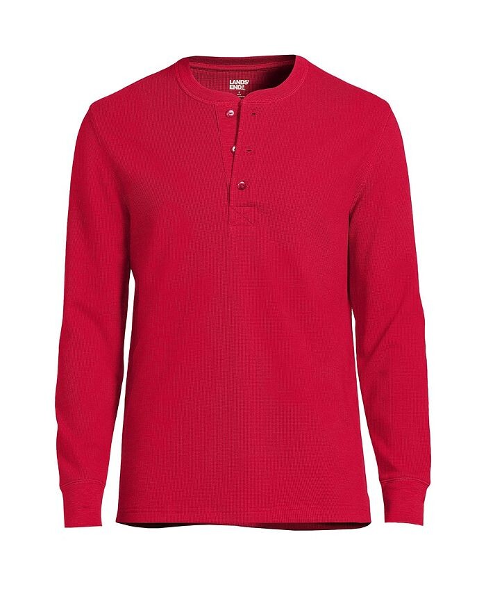 Мужская футболка с длинными рукавами Comfort-First Thermal Waffle Henley Lands' End, красный
Мужская футболка с длинными рукавами Comfort-First Thermal Waffle Henley Lands' End, красный