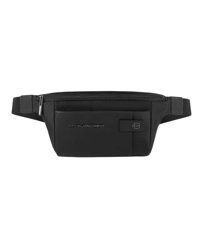 Поясная сумка из ткани и кожи. Piquadro, черный
Поясная сумка из ткани и кожи. Piquadro, черный