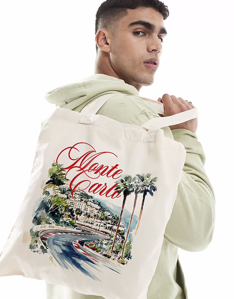 Сумка-шоппер Race track натурального цвета Prnt
Сумка-шоппер Race track натурального цвета Prnt