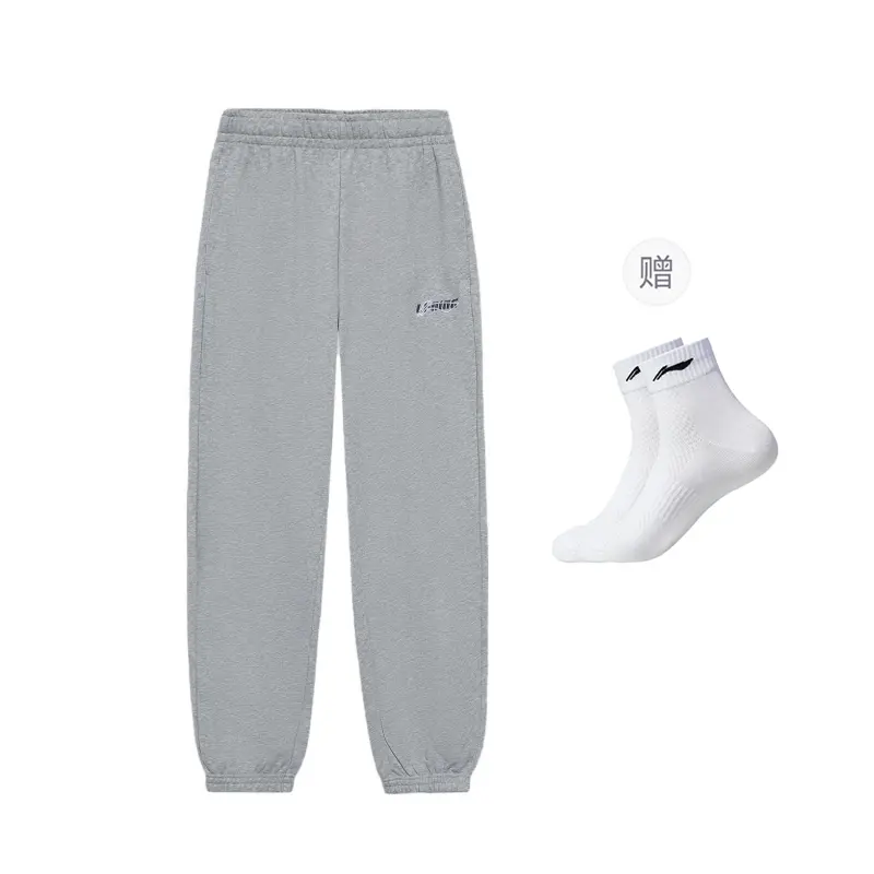 Мужские вязаные спортивные штаны LiNing Sports Life Collection, светло-серый меланж
Мужские вязаные спортивные штаны LiNing Sports Life Collection, светло-серый меланж