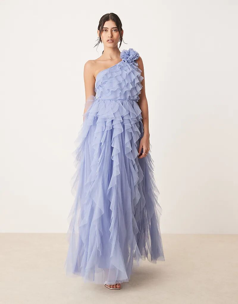 Платье макси на одно плечо Anaya Waterfall светло-голубого цвета
Платье макси на одно плечо Anaya Waterfall светло-голубого цвета