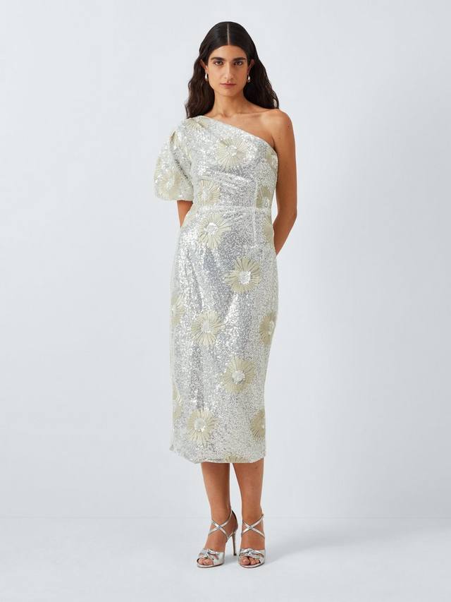 Асимметричное платье с пайетками caledonia Elliatt, серебряный
Асимметричное платье с пайетками caledonia Elliatt, серебряный