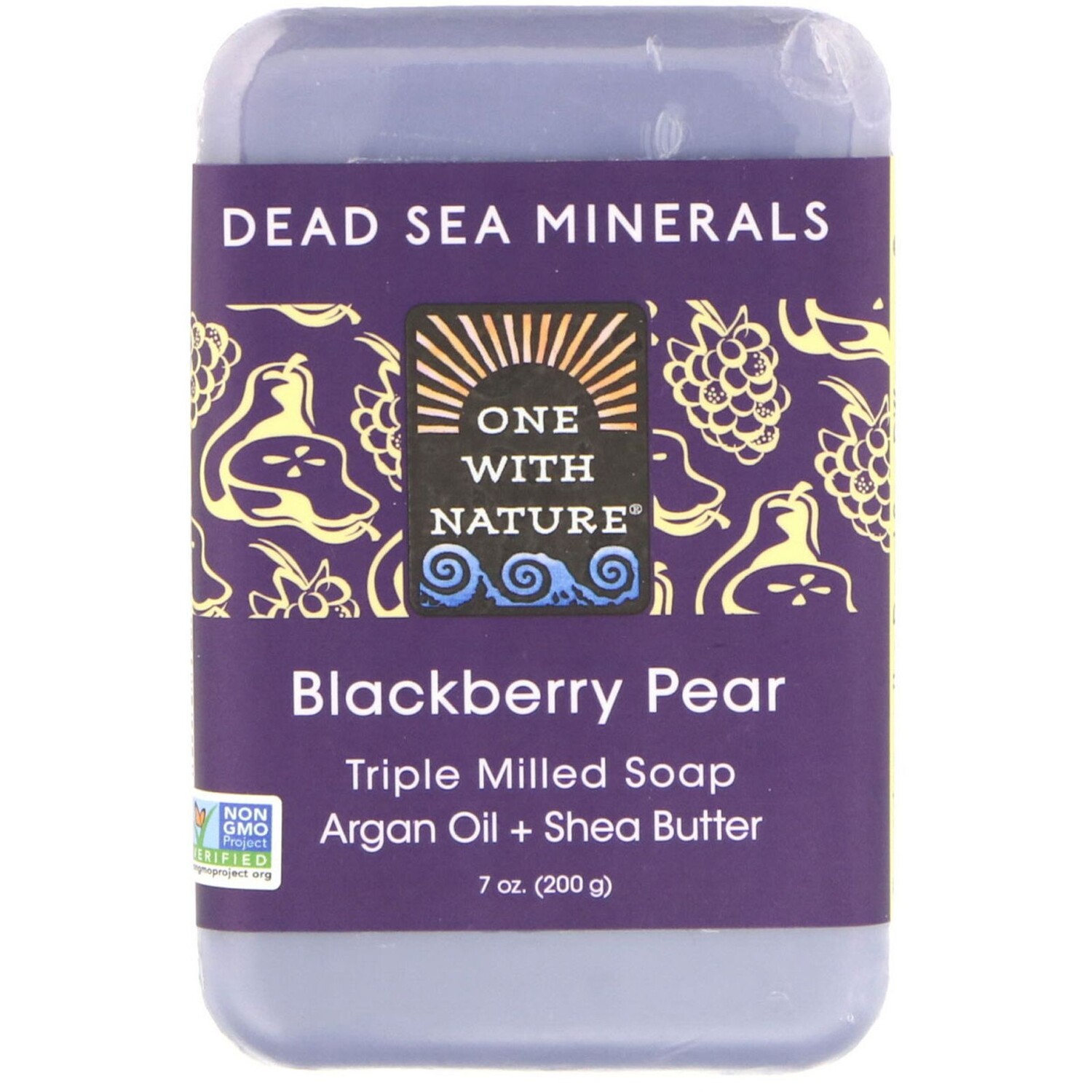 One with Nature Тройное рифленое мыло ежевика груша 200 г (7 унций)
One with Nature Тройное рифленое мыло ежевика груша 200 г (7 унций)