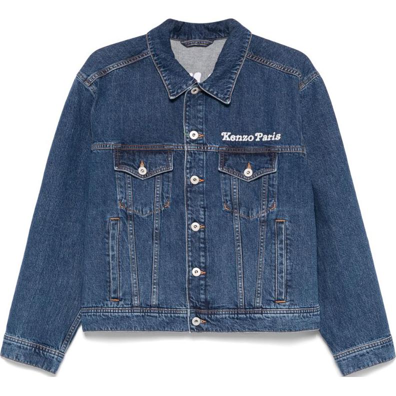 Джинсовая куртка с вышитым логотипом KENZO, indigo
Джинсовая куртка с вышитым логотипом KENZO, indigo
