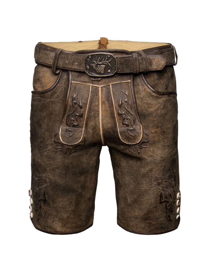 Spieth & Wensky Кожаные брюки Уэйна коричневого цвета
Spieth & Wensky Кожаные брюки Уэйна коричневого цвета