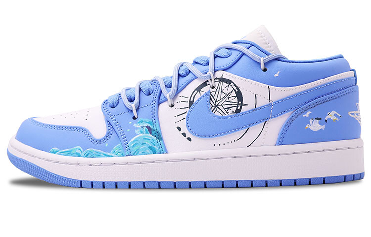 Кроссовки Air Jordan 1 Vintage Basketball Shoes Women's Low-top White/blue, белый
Кроссовки Air Jordan 1 Vintage Basketball Shoes Women's Low-top White/blue, белый