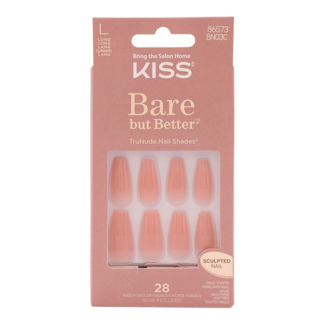 Голые, но лучше приклеивающиеся накладные ногти (28 шт.) Kiss
Голые, но лучше приклеивающиеся накладные ногти (28 шт.) Kiss