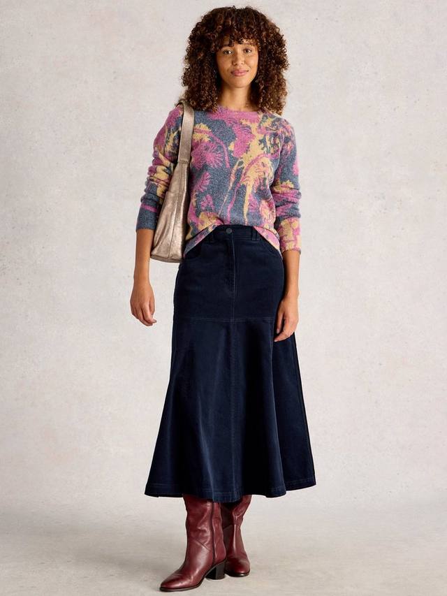 Юбка миди Quinn из вельвета White Stuff, Dark Navy
Юбка миди Quinn из вельвета White Stuff, Dark Navy