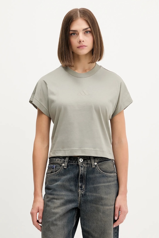 Футболка из хлопка All Szn Adidas, зеленый
Футболка из хлопка All Szn Adidas, зеленый