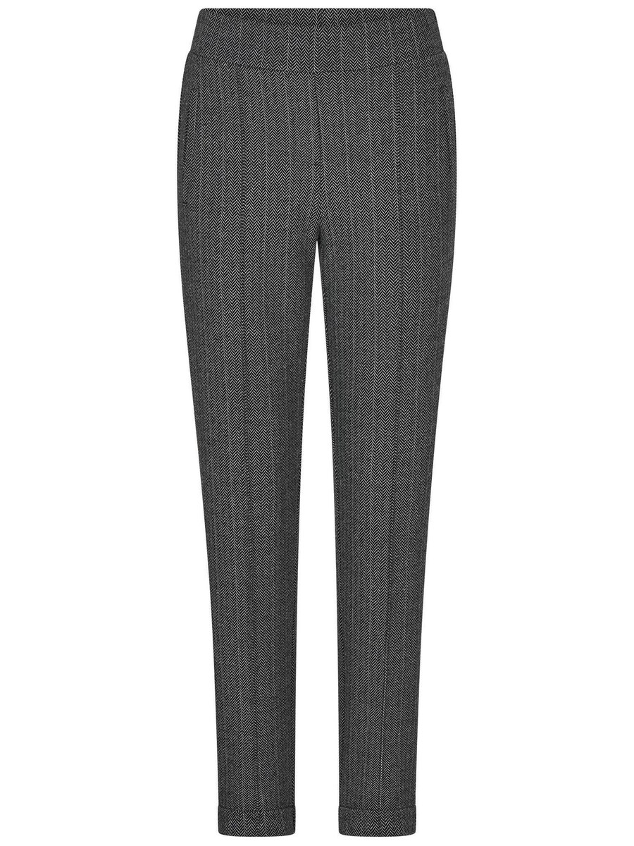 Обычные плиссированные брюки Goldner Carla, черный
Обычные плиссированные брюки Goldner Carla, черный