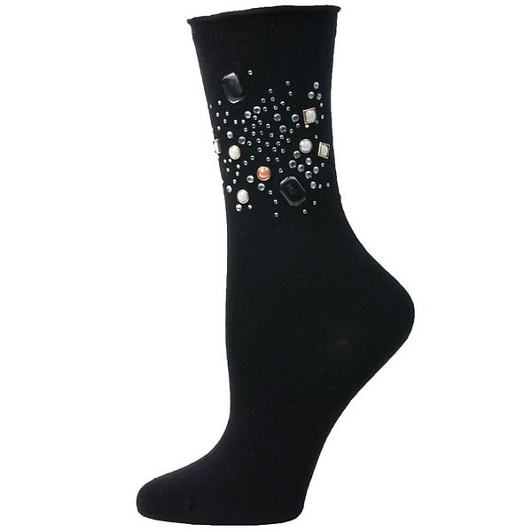 Хлопковый носок с украшениями Treasure Memoi, Black
Хлопковый носок с украшениями Treasure Memoi, Black