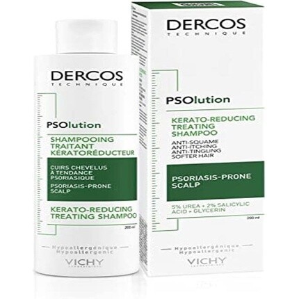 Dercos Psolution Шампунь для кераторедуцирующего лечения 200 мл, Vichy
Dercos Psolution Шампунь для кераторедуцирующего лечения 200 мл, Vichy